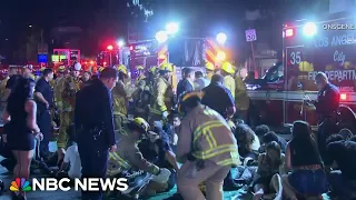 30 injured after driver plows into crowd outside L.A. nightclub