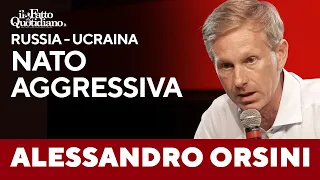 Orsini: &quot;Nato aggressiva. Ha violato il diritto internazionale, come le democrazie occidentali”.