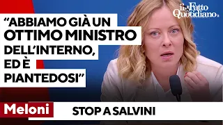 S&U PLC [CBOE] Meloni frena Salvini: “Lui al Viminale? Non è all’ordine del giorno”. E su Santanchè: “Vediamo...”