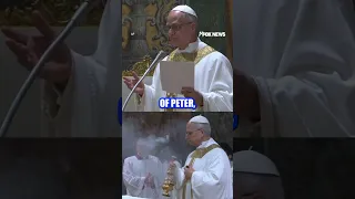 Pope Leo XIV celebrates his first Mass as pontiff in the Sistine Chapel #foxnews #shorts #popeleo