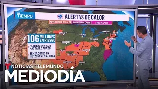El domo de calor se mueve al Noreste y pone en alerta a unos 106 millones de personas