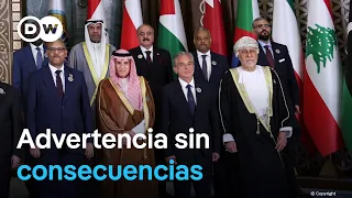 Los líderes árabes condenan la nueva ofensiva en Gaza sin tomar medidas de presión contra Israel