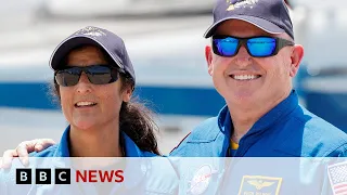 Astronauts in space for nine months didn&#39;t know if they would &#39;be able to make it back&#39; | BBC News