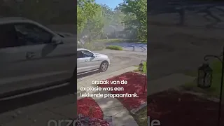 Rijdende vrachtwagen ontploft in woonwijk Chicago