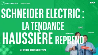 SCHNEIDER ELECTRIC Schneider Electric : La tendance haussière reprend - 100% Marchés - 04/12/2024