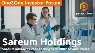 INVESTOR AB [CBOE] Sareum updates on cancer pipeline and licensing plans - One2One Investor Forum