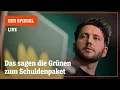 Livestream: Das sagen die Grünen zur Schulden-Einigung| DER SPIEGEL