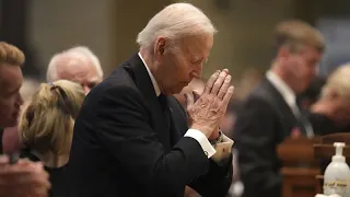 Biden, Harris and Walz attend funeral for former Minnesota House Speaker Melissa Hortman