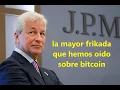 La mayor frikada que hemos oído sobre #bitcoin 👉 pero y si SI 👉 lo dice el CEO de #jpmorgan #btc