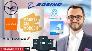 THYSSENKRUPP AG O.N. Krieg im Nahen Osten belastet DAX weiter - Ölpreise, ThyssenKrupp, Boeing, Airline-Aktien