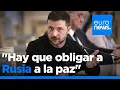 Zelenski, tras el ataque que mató a civiles en Zaporiyia: "Tenemos que obligar a Rusia a la paz"