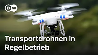 Drohnen transportieren Laborproben | DW Nachrichten