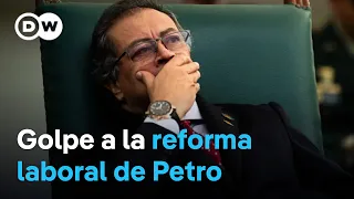 Senado colombiano rechaza consulta popular y Petro llama a la movilización