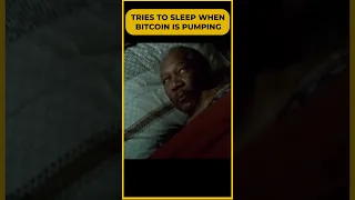 Trying to sleep when BTC is pumping 😂 #shorts