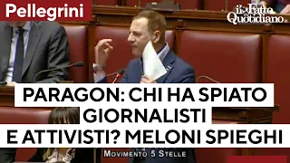 PARAGON Pellegrini (M5S): &quot;Questione Paragon grave e preoccupante. Chi ha spiato chi e perché?&quot;