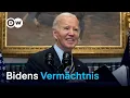 Scheidender US-Präsident Biden hinterlässt gemischtes Erbe | DW Nachrichten