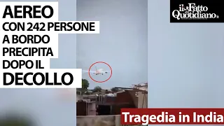 Aereo con 242 persone a bordo precipita dopo il decollo: il video dello schianto