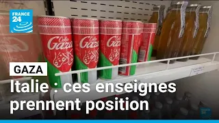 Italie : produits israéliens boycottés, des enseignes prennent position en soutien à Gaza