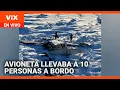 EN VIVO: encuentran avioneta que desapareció durante tormenta de nieve