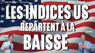 DOW JONES INDUSTRIAL AVERAGE WALLSTREET : Les indices US repartent à la baisse - 100% Marchés - soir - 18/03/2025