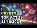 LES TOP ACTUALITES DU JOUR !  LE FBI LANCE SA CRYPTO! Aave, TRUMP, TRON ...  ACTUS 11/10/2024