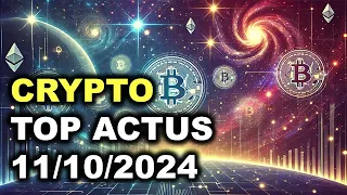 AAVE LES TOP ACTUALITES DU JOUR !  LE FBI LANCE SA CRYPTO! Aave, TRUMP, TRON ...  ACTUS 11/10/2024