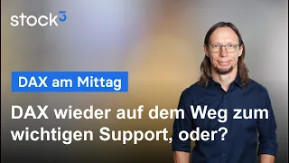 DAX40 PERF INDEX DAX am Mittag - Zickiger Freitag! Long oder Short?