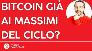 BITCOIN Bitcoin: quando arriveranno i massimi di questo ciclo?