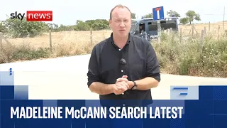 Latest from the new search for Madeleine McCann with Sky News&#39; Dan Whitehead