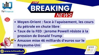 AMAZON.COM INC. Le pétrole en chute, Powell VS Trump, Amazon mise sur le Royaume-Uni : Actualités par Roselyne Pagès