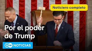 🔴 DW Noticias 3 de enero: Trump impone candidato en Cámara de Representantes [Noticiero completo]