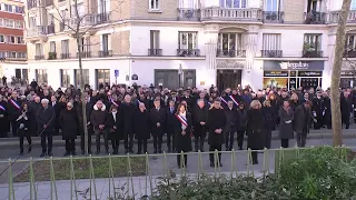 Attentats de Charlie Hebdo et de l&#39;Hyper Cacher : hommage au policer Ahmed Merabet