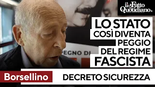 Dl sicurezza, Salvatore Borsellino: “Trasforma lo Stato in qualcosa di peggio del regime fascista”