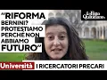 I ricercatori precari protestano contro la riforma Bernini a Milano: "Non abbiamo futuro"