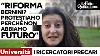 I ricercatori precari protestano contro la riforma Bernini a Milano: &quot;Non abbiamo futuro&quot;