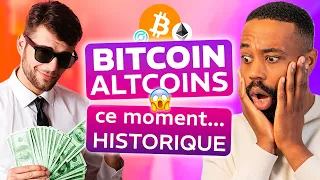 BITCOIN BITCOIN &amp; ALTCOINS un MOMENT HISTORIQUE la CRYPTO à son APOGÉE ?