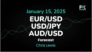 AUD/USD EUR/USD, USD/JPY, AUD/USD Price Forecast Today: Euro, Yen, Dollar Technical Analysis (January 15)