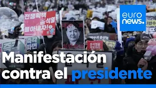 Corea del Sur: Miles de manifestantes exigen la detención del presidente destituido Yoon Suk Yeol