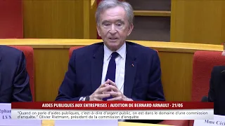 LVMH Un face à face sous tension au Sénat entre Bernard Arnault et le communiste Fabien Gay