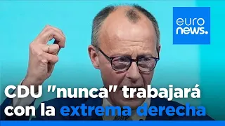 S&U PLC [CBOE] El líder de la CDU asegura que su partido &quot;nunca&quot; trabajará con la extrema derecha