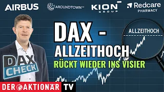 REDCARE PHARMACY INH. DAX-Check LIVE: Airbus, Aroundtown, DHL Group, Kion, Redcare Pharmacy, SFC Energy im Fokus