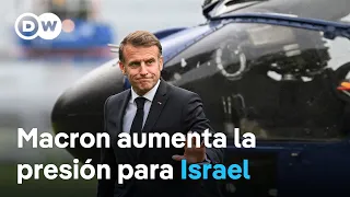 Francia reconoce el Estado palestino por la grave situación en Gaza