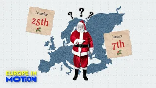 Why do Europeans celebrate Christmas on different days?