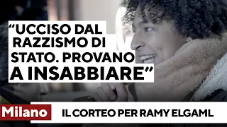 &quot;Ucciso dal razzismo di Stato, provano a insabbiare&quot;: a Milano centinaia in corteo per Ramy Elgaml