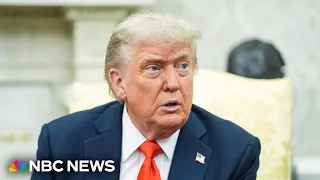 LIVE: Trump hosts roundtable at White House with Fraternal Order of Police | NBC News