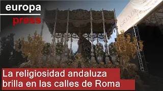El Cachorro y la Esperanza, protagonistas andaluces de una histórica procesión del Jubileo