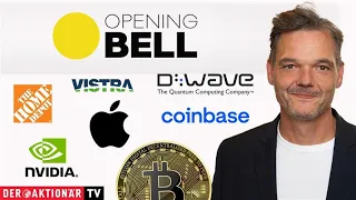 BITCOIN Opening Bell: Bitcoin, Coinbase, UnitedHealth, Nvidia, Apple, Home Depot, Constellation Energy &amp; Co