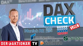 SIEMENS ENERGY AG NA O.N. DAX-Check LIVE: Munich Re, Qiagen, Rheinmetall, Siemens Energy, SUSS, Zalando im Fokus