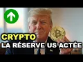 BITCOIN ENTRE DANS L’HISTOIRE : LA DÉCISION DE TRUMP !  ACTUS CRYPTO 07/03