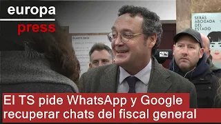 ALPHABET INC. CLASS A El Supremo pide ayuda a WhatsApp y Google para recuperar los chats y correos del fiscal general